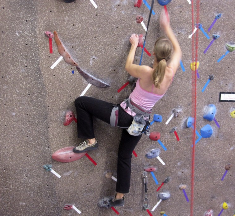 First time climbing after my avascular necrosis diagnosis and still going strong.