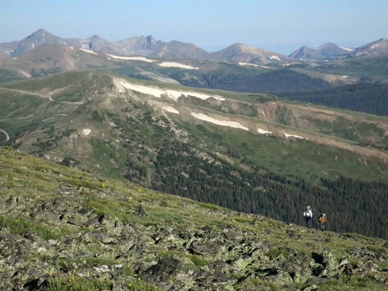 For our final training climb we did a chain of peaks: Mt. Chapin, Mt. Chiquita and Mt. Ypsilon. Just for fun we reascended Chiquita on the way back to throw in a little extra elevation gain.