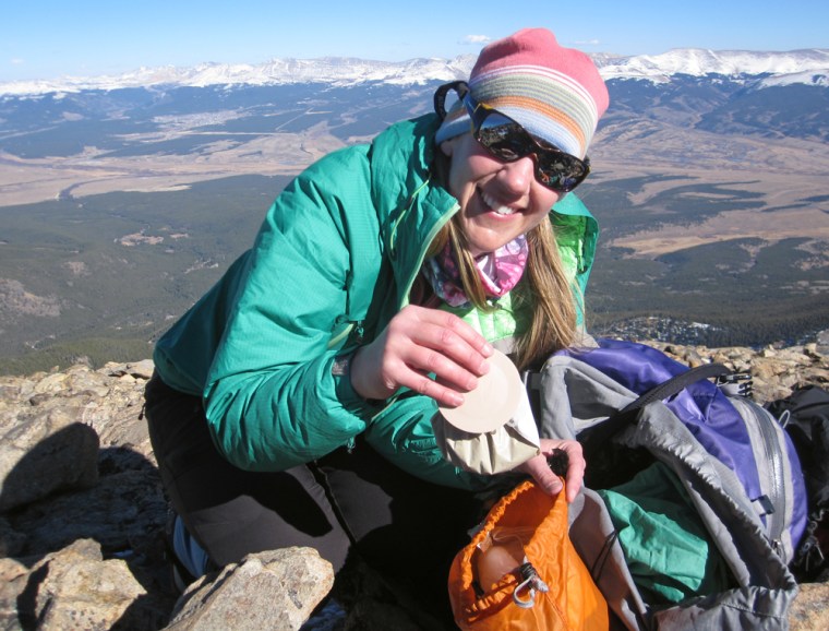 With OstoSolutions Seals, there is not need to double-bag. I simply put the full, closed up pouch in a plastic lined stuff sack.